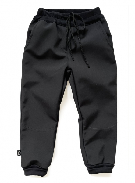 softshellové kalhoty Black All