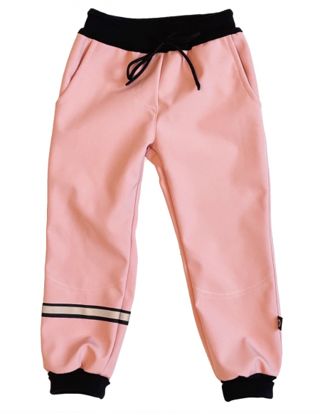 softshellové kalhoty Pink/Black