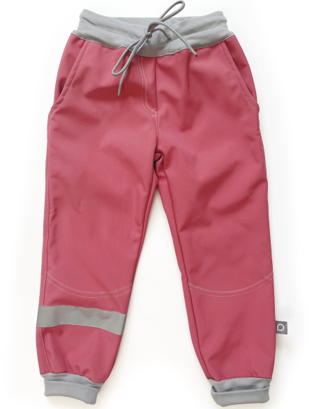softshellové kalhoty Pink/Grey