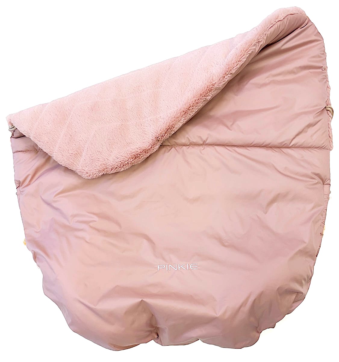 zateplená stahovací deka Pinkie Fur Pink 4292