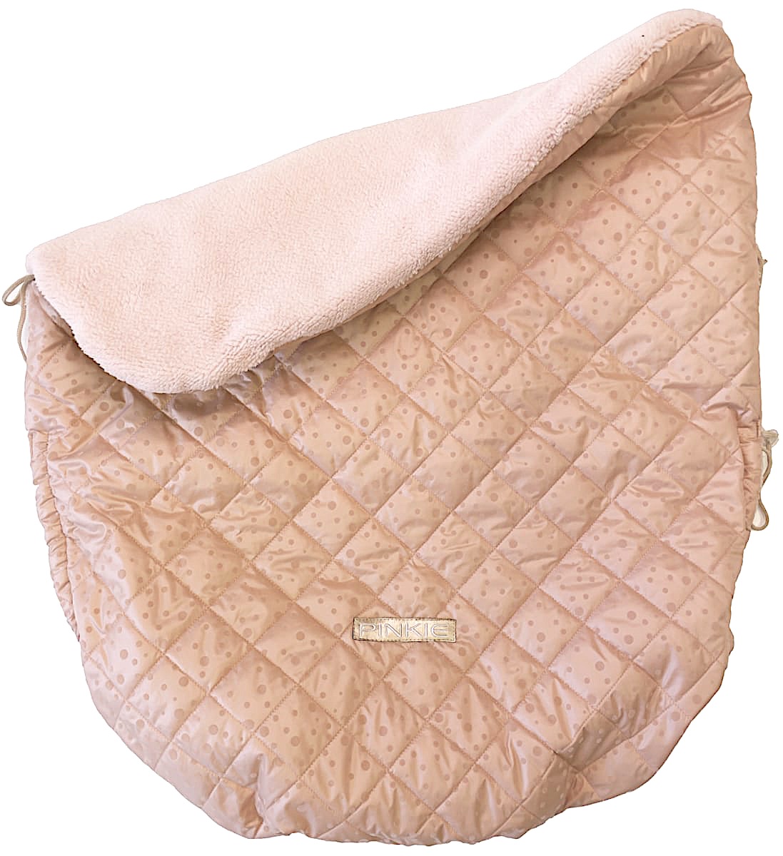 zateplená stahovací deka Soft Pink Dots 4306